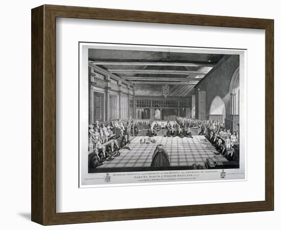 Ceremony in Westminster Hall, London, 1811-James Stow-Framed Giclee Print