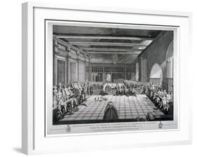 Ceremony in Westminster Hall, London, 1811-James Stow-Framed Giclee Print