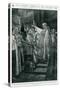 Ceremony of Crowning of King George V's Head-Georges Scott-Stretched Canvas