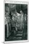 Ceremony of Crowning of King George V's Head-Georges Scott-Mounted Art Print