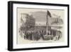 Ceremony of Driving the First Pile of the Wellington Pier, at Great Yarmouth-null-Framed Giclee Print