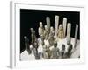 Ceremony of Offerings, Figures and Stele in Jade from La Venta, Mexico-null-Framed Giclee Print