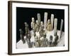 Ceremony of Offerings, Figures and Stele in Jade from La Venta, Mexico-null-Framed Giclee Print