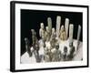 Ceremony of Offerings, Figures and Stele in Jade from La Venta, Mexico-null-Framed Giclee Print