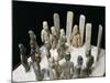 Ceremony of Offerings, Figures and Stele in Jade from La Venta, Mexico-null-Mounted Giclee Print