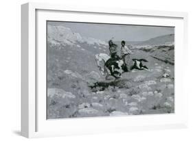 Ceremony of the Fastest Horse, C.1900-Frederic Remington-Framed Giclee Print