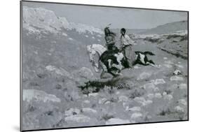 Ceremony of the Fastest Horse, C.1900-Frederic Remington-Mounted Giclee Print