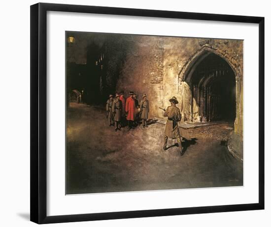 Ceremony of the Keys-Terence Cuneo-Framed Premium Giclee Print