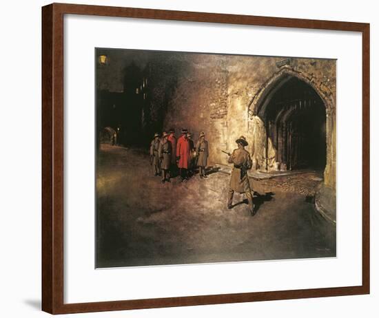 Ceremony of the Keys-Terence Cuneo-Framed Premium Giclee Print