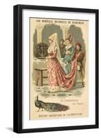 Ceremony of the Peacock-null-Framed Giclee Print
