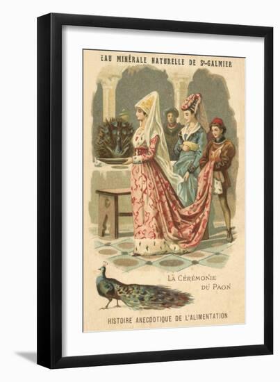 Ceremony of the Peacock-null-Framed Giclee Print