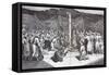 Ceremony of Weighing the Great Moghul on His Birthday-J. Roberts-Framed Stretched Canvas