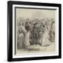 Ceremony Performed by Native Girls at the Prince's Landing, Bombay-null-Framed Giclee Print