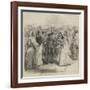 Ceremony Performed by Native Girls at the Prince's Landing, Bombay-null-Framed Giclee Print