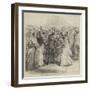 Ceremony Performed by Native Girls at the Prince's Landing, Bombay-null-Framed Giclee Print