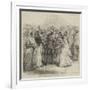 Ceremony Performed by Native Girls at the Prince's Landing, Bombay-null-Framed Giclee Print