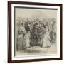 Ceremony Performed by Native Girls at the Prince's Landing, Bombay-null-Framed Giclee Print