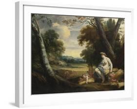 Ceres and Harvesting Cupids, C. 1635-Simon Vouet-Framed Giclee Print