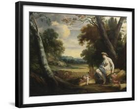 Ceres and Harvesting Cupids, C. 1635-Simon Vouet-Framed Giclee Print