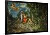 Ceres and the four elements. Figures painted by H. van Baalen. 1604-Jan Brueghel the Elder-Framed Giclee Print