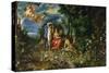 Ceres and the Four Elements; personages by H. van Balen. 1604-Jan Brueghel the Elder-Stretched Canvas