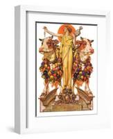 "Ceres and the Harvest,"November 23, 1929-Joseph Christian Leyendecker-Framed Giclee Print