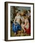 Ceres and Two Nymphs, Animals and Fruit by Snyders, Painted Between 1620-28-Peter Paul Rubens-Framed Giclee Print