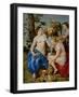 Ceres and Two Nymphs, Animals and Fruit by Snyders, Painted Between 1620-28-Peter Paul Rubens-Framed Giclee Print