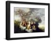 Ceres, Bacchus, Venus and Cupid-Cornelis van Poelenburgh-Framed Giclee Print