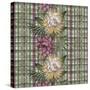 Cereus Plaid Sagep Plum-Bill Jackson-Stretched Canvas