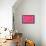 Cerise-Pink Dahlia Flower-Cora Niele-Framed Stretched Canvas displayed on a wall