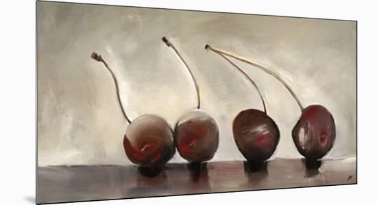 Cerises, c.2006-Nathalie Clement-Mounted Premium Giclee Print