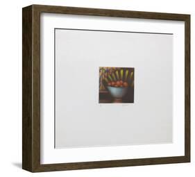 Cerises et éventail-Laurent Schkolnyk-Framed Limited Edition