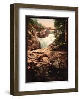 Cerisy Waterfall-null-Framed Art Print