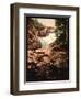 Cerisy Waterfall-null-Framed Art Print