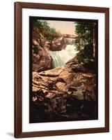 Cerisy Waterfall-null-Framed Art Print