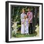 Cernan Poses for a Family Portrait-null-Framed Photographic Print