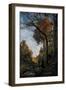 Cernay. Autumn Walk, 1869 (Oil on Canvas)-Emmanuel Lansyer-Framed Giclee Print