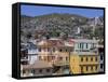 Cerro Concepcion, Valparaiso, Chile, South America-Richard Cummins-Framed Stretched Canvas