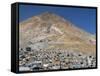 Cerro Rico, Richest Hill on Earth, Historical Site of Major Silver Mining, Potosi, Bolivia-Tony Waltham-Framed Stretched Canvas