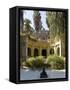 Cerro Santa Lucia and the Ornate Terraza Neptuno Fountain, Santiago, Chile-Gavin Hellier-Framed Stretched Canvas