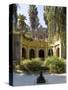 Cerro Santa Lucia and the Ornate Terraza Neptuno Fountain, Santiago, Chile-Gavin Hellier-Stretched Canvas