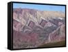 Cerro Santana Rock Formation, Humahuaca Region, Jujuy Province, Argentina-Jutta Riegel-Framed Stretched Canvas