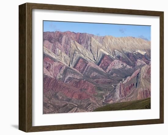 Cerro Santana Rock Formation, Humahuaca Region, Jujuy Province, Argentina-Jutta Riegel-Framed Photographic Print