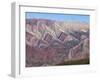 Cerro Santana Rock Formation, Humahuaca Region, Jujuy Province, Argentina-Jutta Riegel-Framed Photographic Print