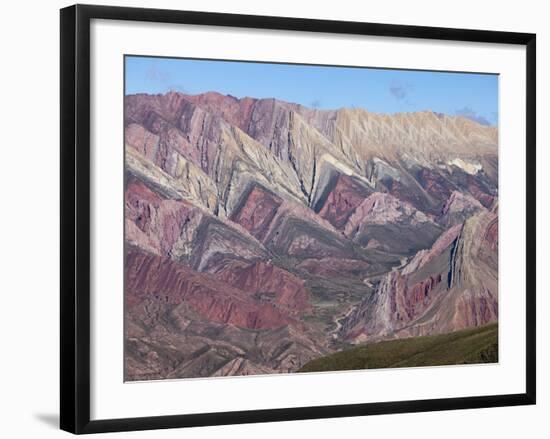 Cerro Santana Rock Formation, Humahuaca Region, Jujuy Province, Argentina-Jutta Riegel-Framed Photographic Print