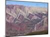 Cerro Santana Rock Formation, Humahuaca Region, Jujuy Province, Argentina-Jutta Riegel-Mounted Photographic Print