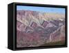 Cerro Santana Rock Formation, Humahuaca Region, Jujuy Province, Argentina-Jutta Riegel-Framed Stretched Canvas