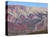 Cerro Santana Rock Formation, Humahuaca Region, Jujuy Province, Argentina-Jutta Riegel-Stretched Canvas