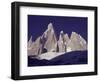 Cerro Torre (3128M) and Torre Egger Peaks, Patagonia, Argentina-Leo & Mandy Dickinson-Framed Premium Photographic Print